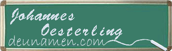 Johannes Oesterling Visitenkarte